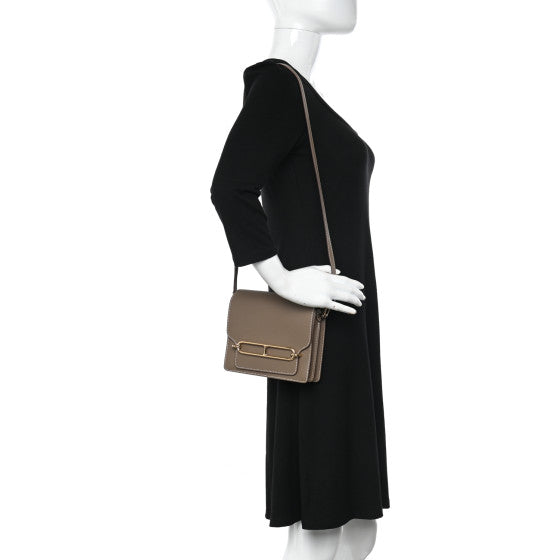 Hermes Swift Mini Sac Roulis Etoupe