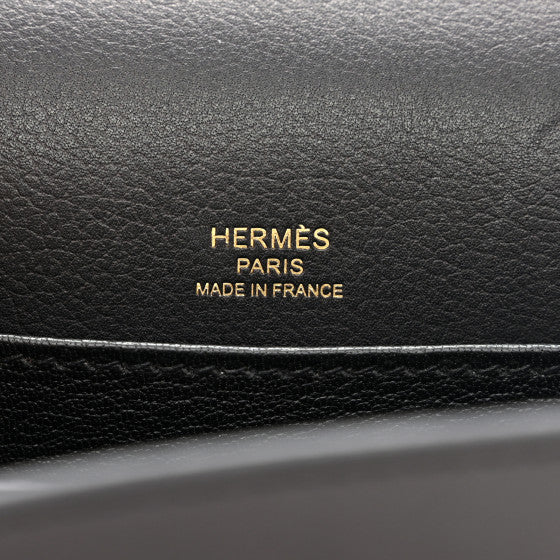 Hermes Evergrain Mini Sac Roulis Black