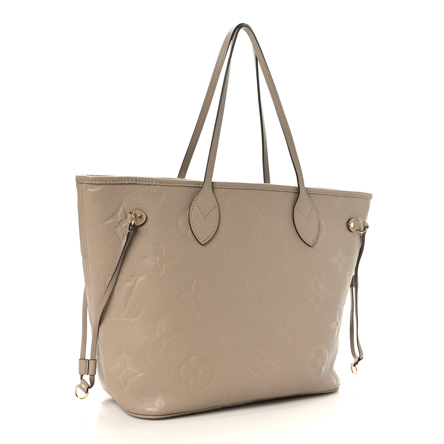 LOUIS VUITTON Empreinte Monogram Giant Neverfull MM Tourterelle - Bagistaofficial