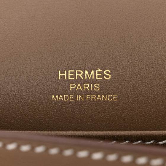 Hermes Swift Mini Sac Roulis Etoupe