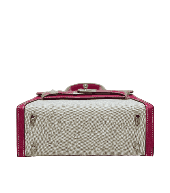 Hermes Kelly Canvas 19 Pink
