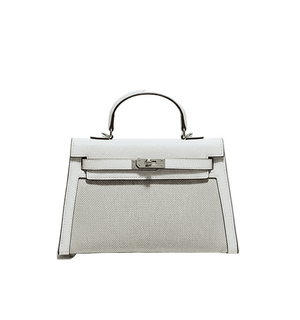 Hermes Kelly Canvas 19 Swift Black