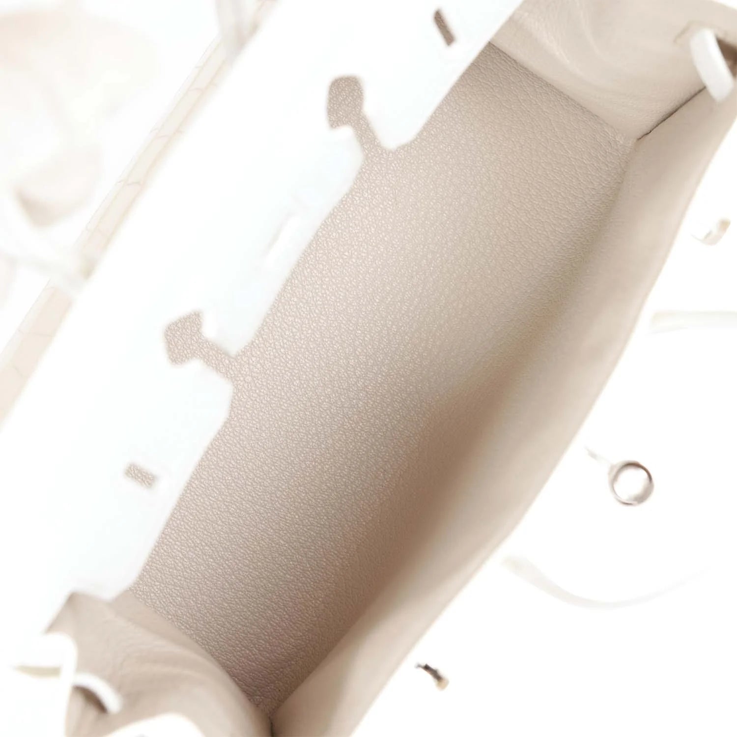 Hermes Sac Faubourg Birkin 20 Matte Alligator "White"