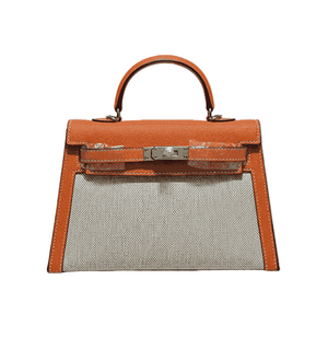 Hermes Kelly Canvas 19 Swift Black