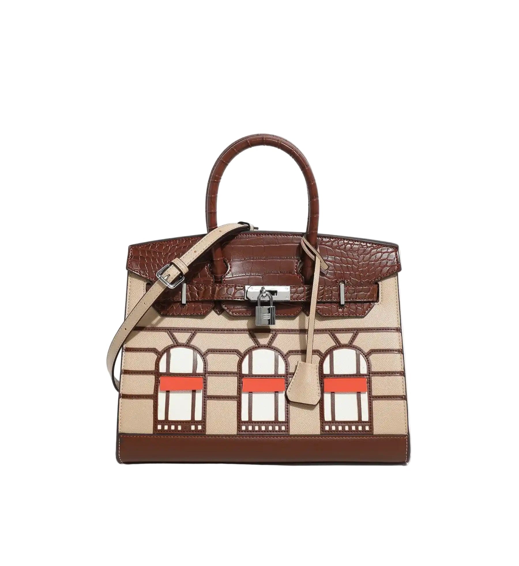 Hermes Sac Faubourg Birkin 20 Matte Alligator "White"