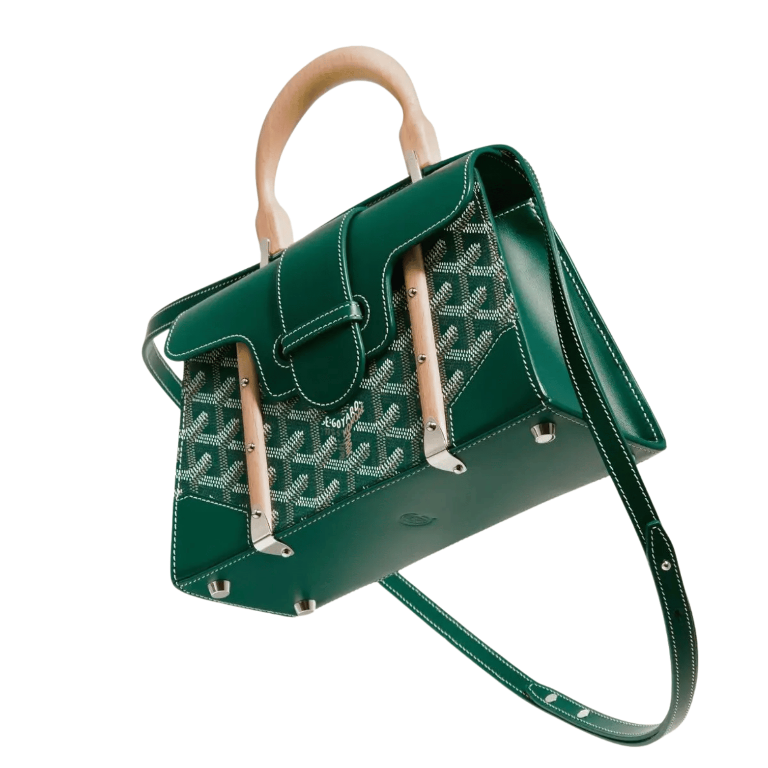 Goyard Saïgon Structuré Mini Bag Green