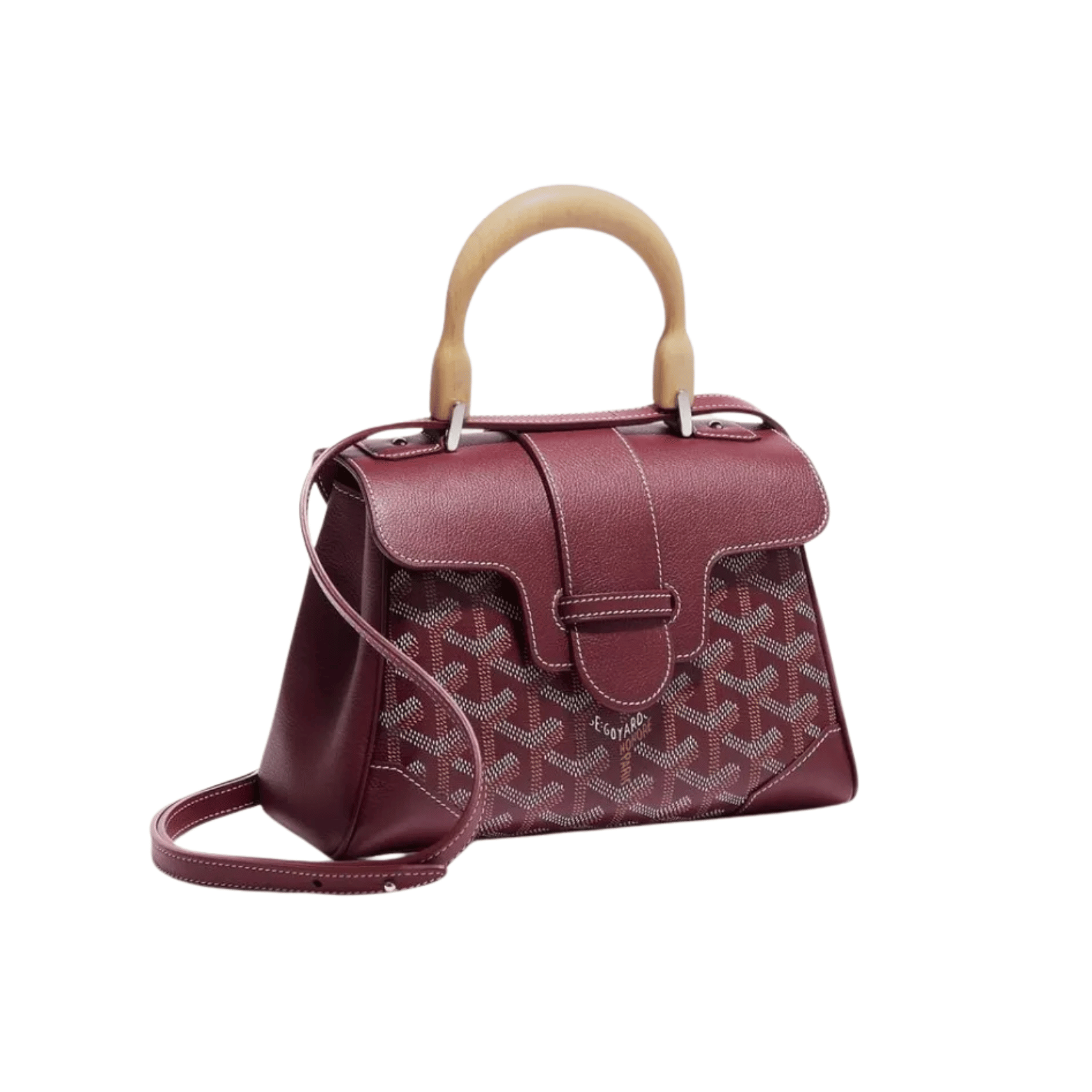 Goyard SaĂŻgon Souple Mini Bag Burgundy