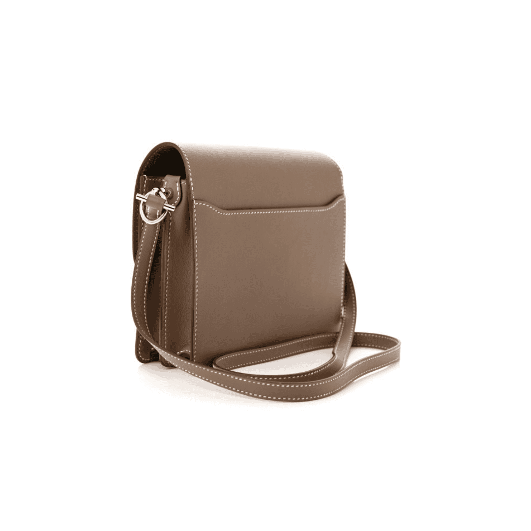 Hermes Swift Mini Sac Roulis Etoupe
