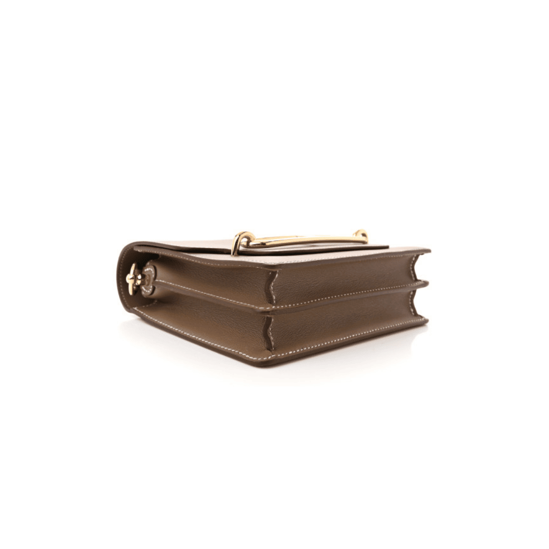 Hermes Swift Mini Sac Roulis Etoupe