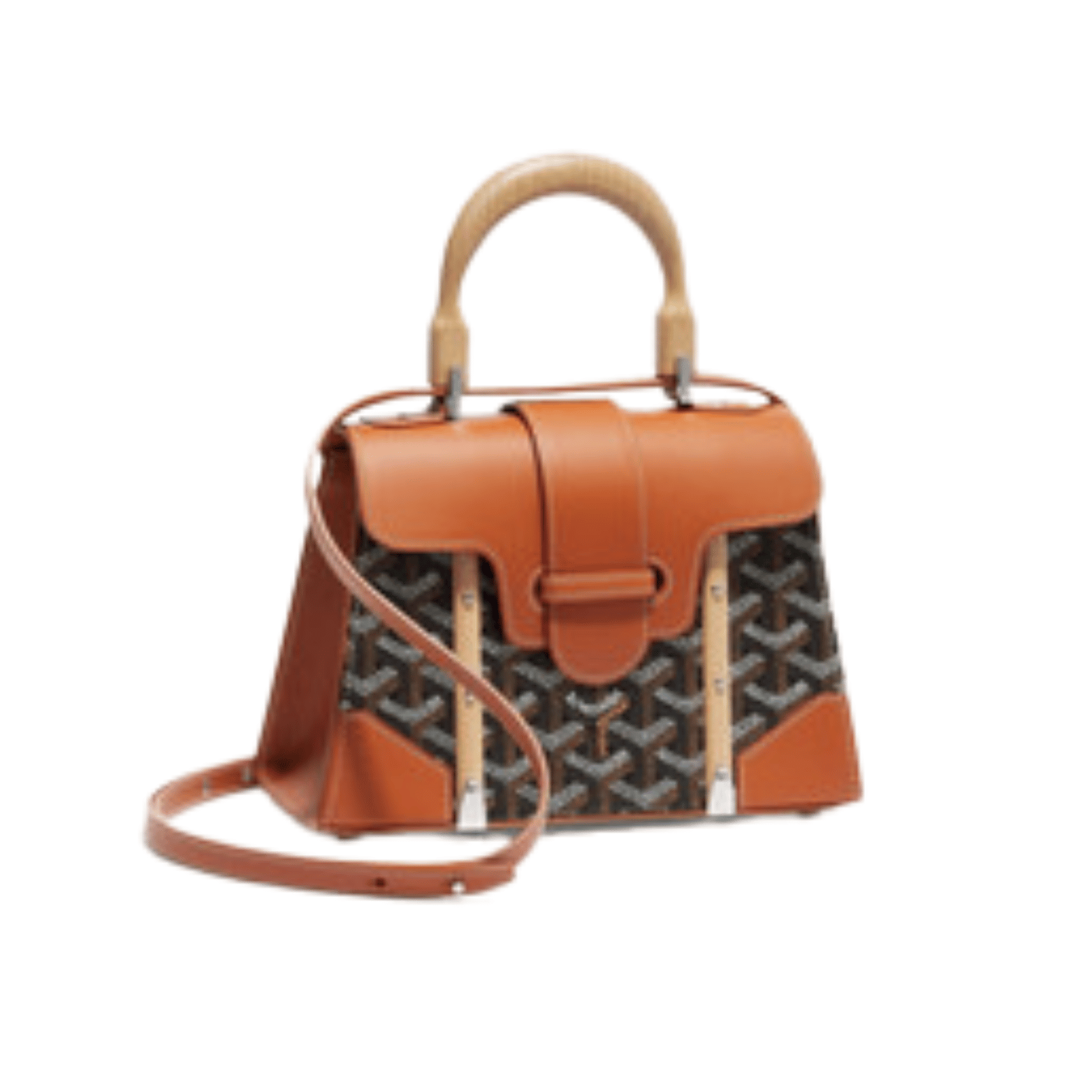 Goyard Saïgon Structuré Mini Bag Black Tan