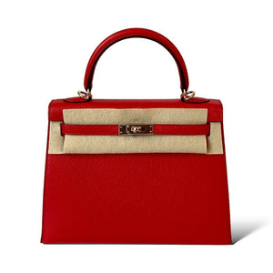 Hermes Kelly 22 Orange Field - Bagistaofficial