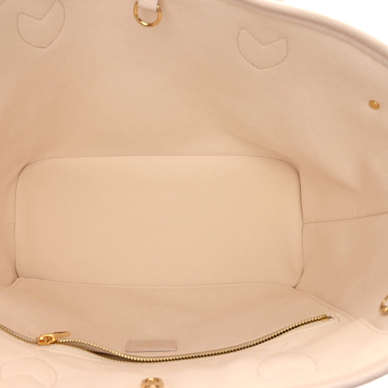 LOUIS VUITTON Empreinte Monogram Giant Neverfull MM "Degrade Neutral" - Bagistaofficial