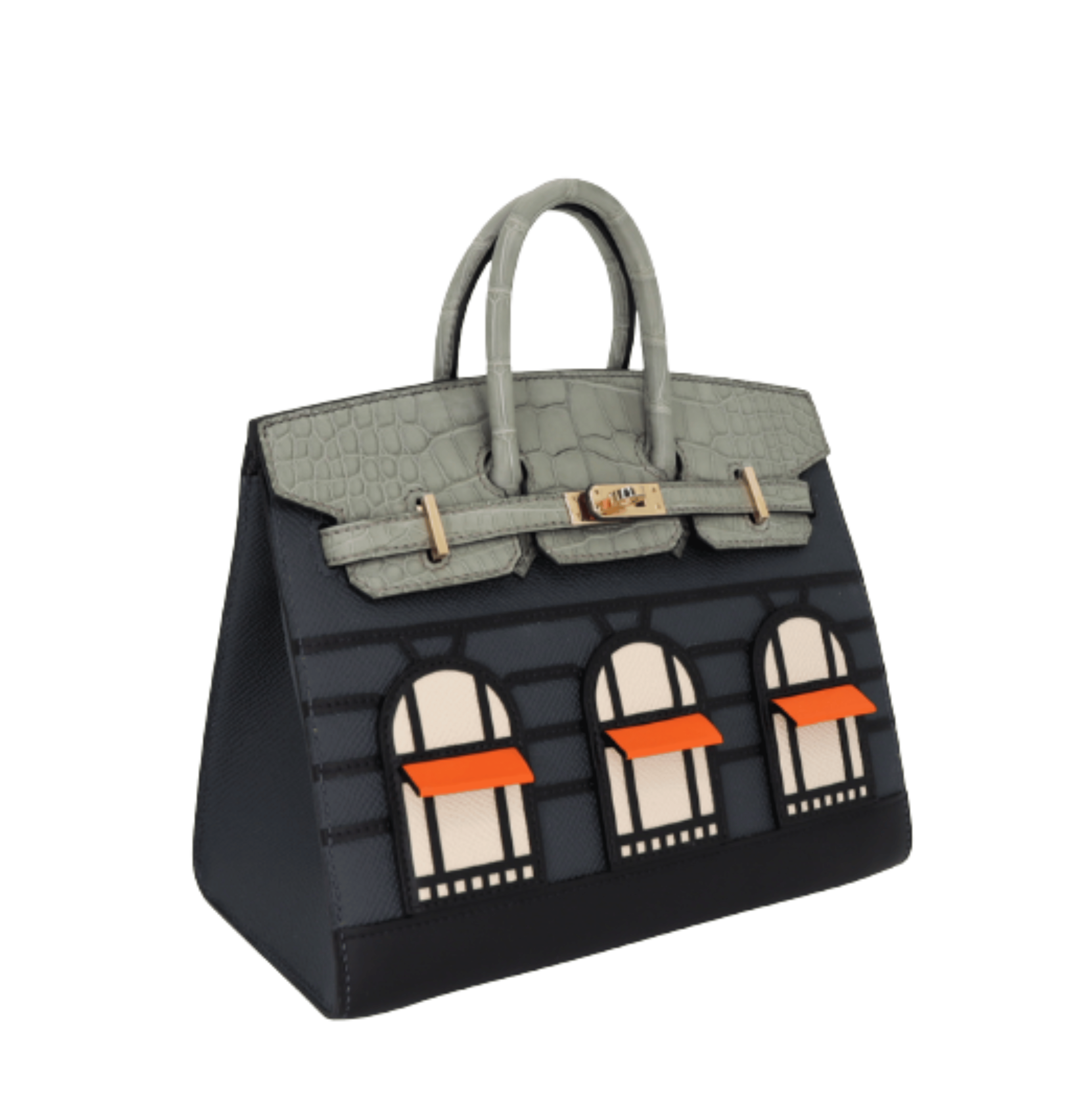 Hermès Birkin 20 Faubourg Gris Misty Matte Alligator Leathers