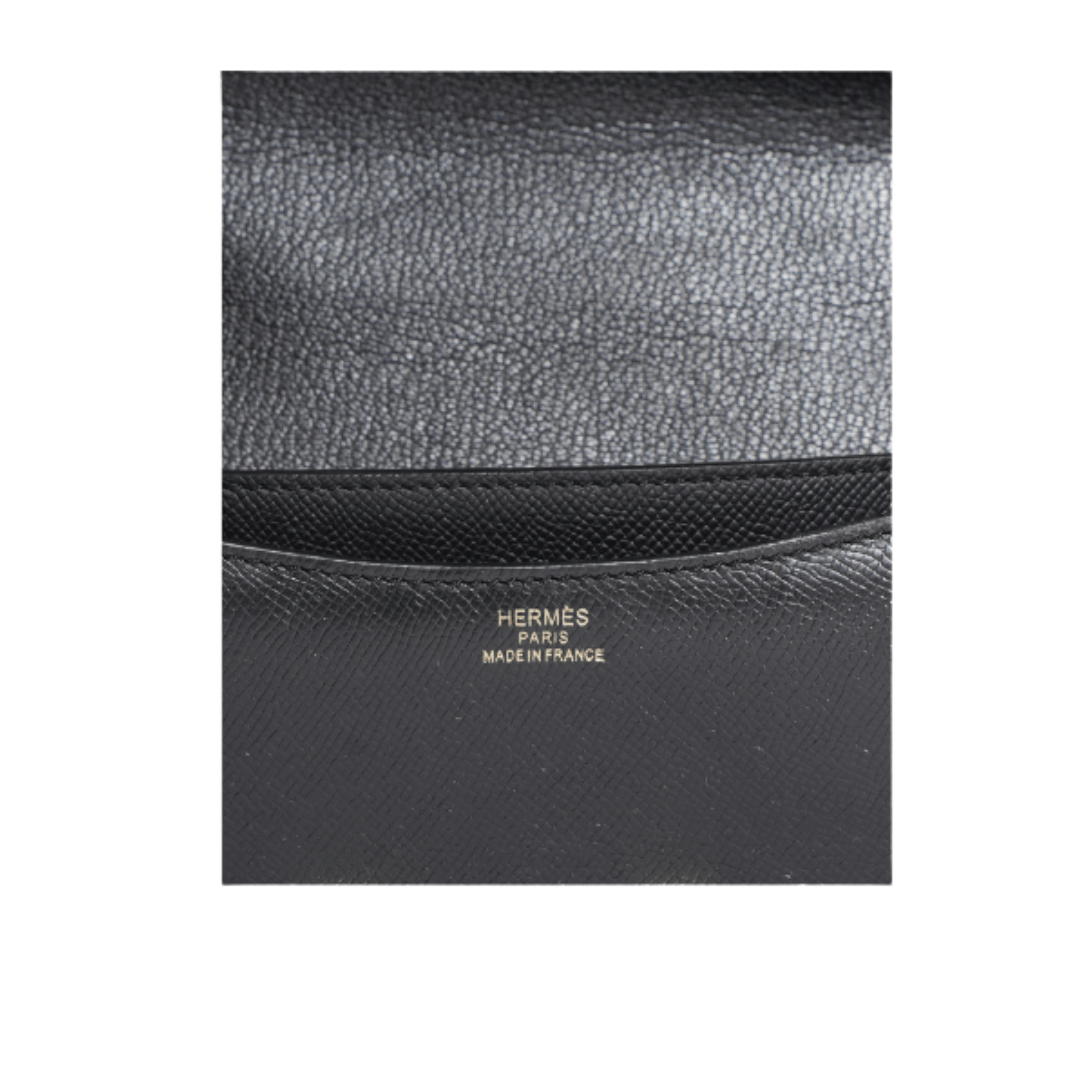 Hermès Constance Mini 18 Shoulder Bag In Black Epsom Leather With A Gold-plated "h" Clasp Closure.
