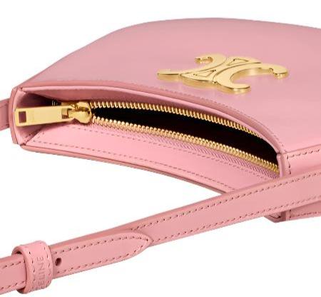 CELINE Tilly Bag In Shiny Calfskin "Pink" - Bagistaofficial