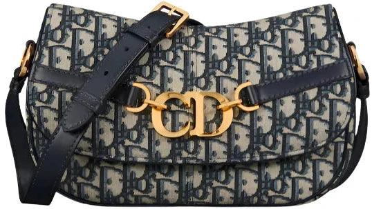 Dior Oblique Jacquard Small CD Besace Bag "Blue" - Bagistaofficial