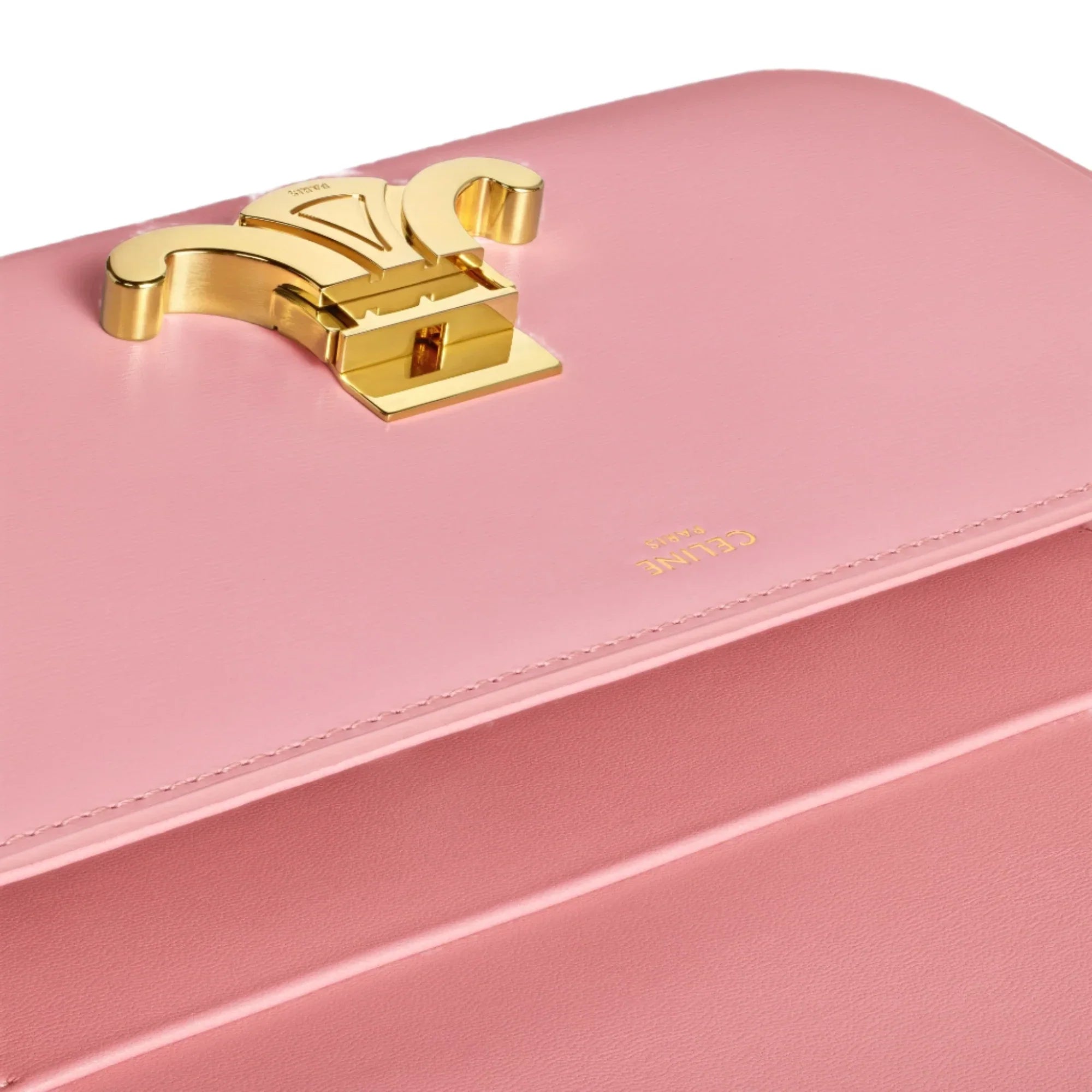 CELINE Shoulder Bag Claude In Natural Calfskin "Pink" - Bagistaofficial