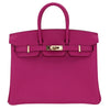 Hermes Birkin Togo Tosca Dark Pink Leather