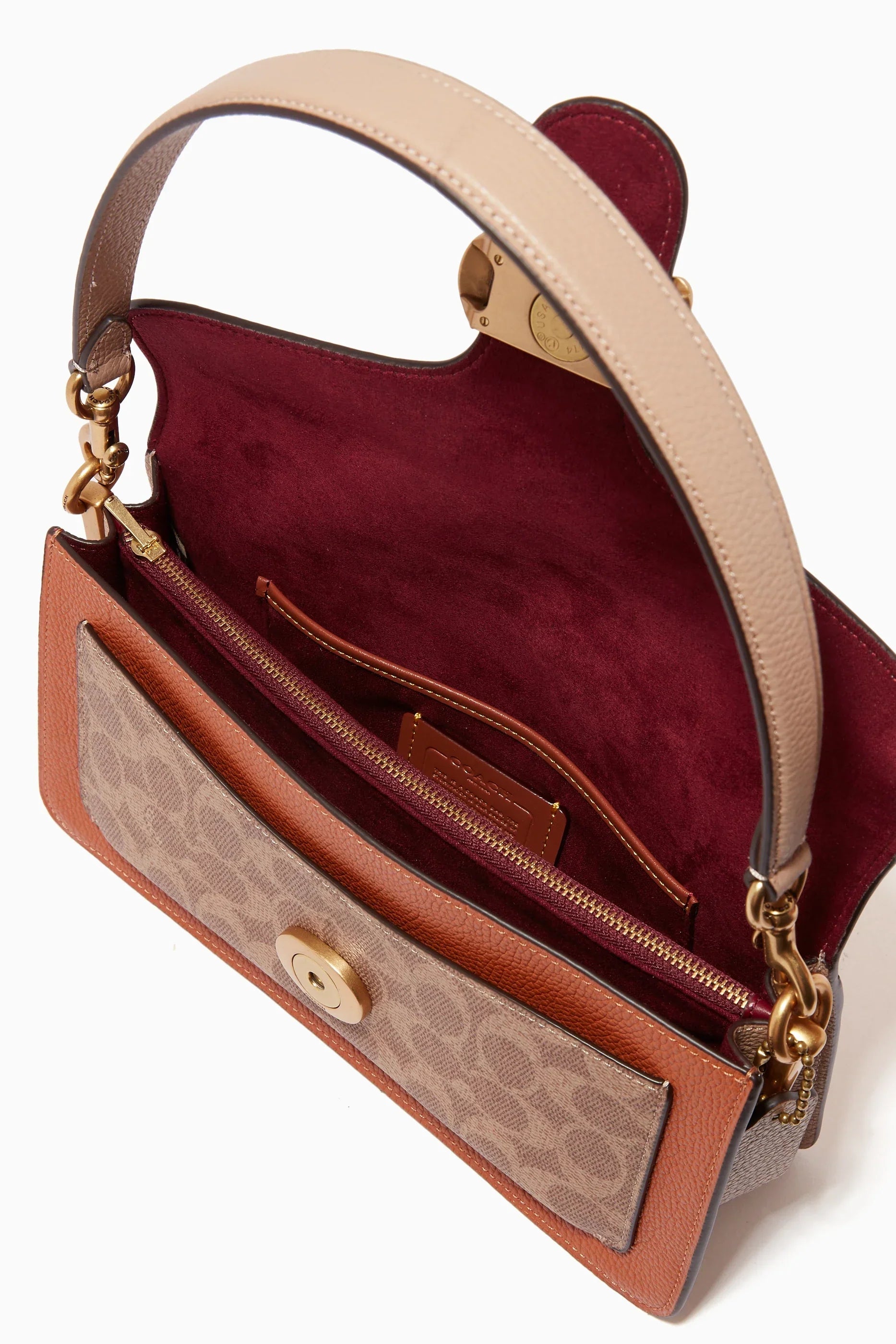 COACH Tabby 26 Shoulder Bag in Signature Canvas & Leather "Brown" - Bagistaofficial