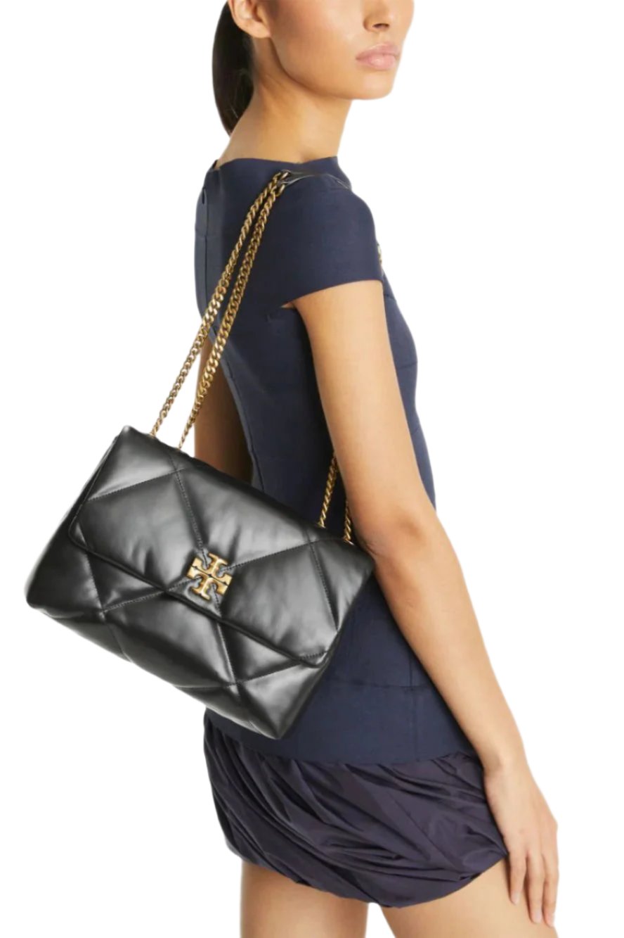 Tory Burch Kira quilted shoulder bag "Black" - Bagistaofficial