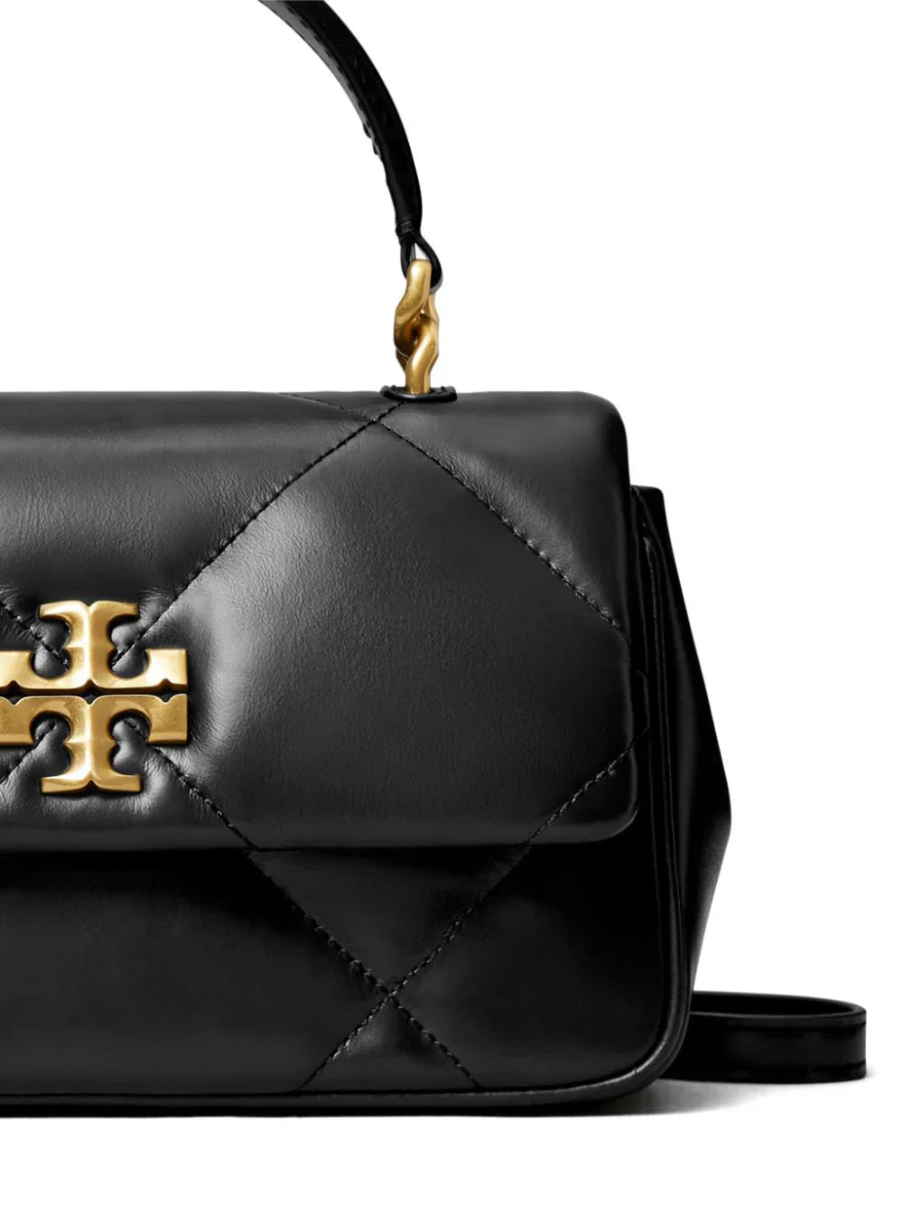 Tory Burch Kira diamond quilt-top handle "Black" - Bagistaofficial