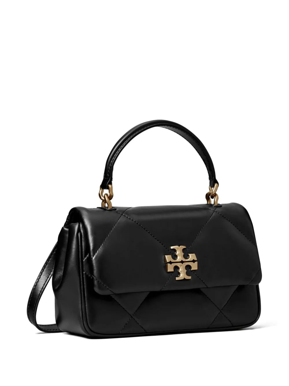 Tory Burch Kira diamond quilt-top handle "Black" - Bagistaofficial