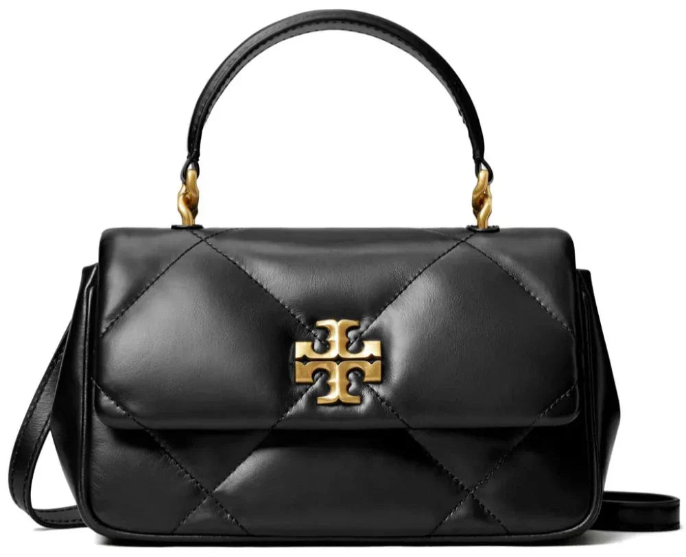 Tory Burch Kira diamond quilt-top handle "Black" - Bagistaofficial