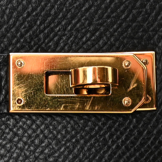 Hermes  Epsom Kelly Wallet To Go Black