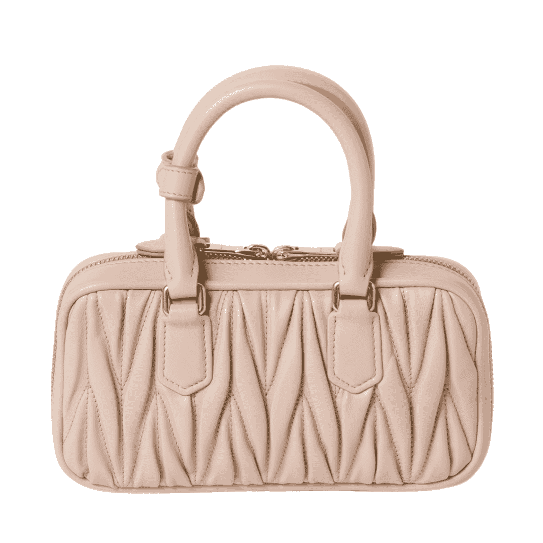 MIUMIU Arcadie matelassé nappa leather mini-bag "Powder Pink" - Bagistaofficial