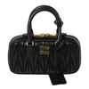 MIUMIU Arcadie matelassé nappa leather-bag "Black" - Bagistaofficial