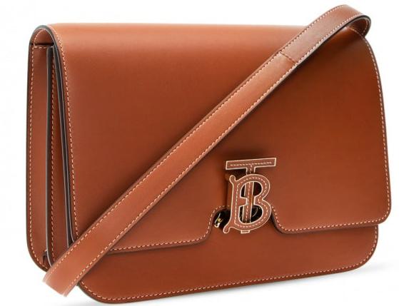 BURBERRY Mini Leather TB Cross-Body Bag "Brown" - Bagistaofficial