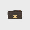 CELINE Shoulder Bag Claude In Triomphe Canvas and Calfskin "Tan" - Bagistaofficial