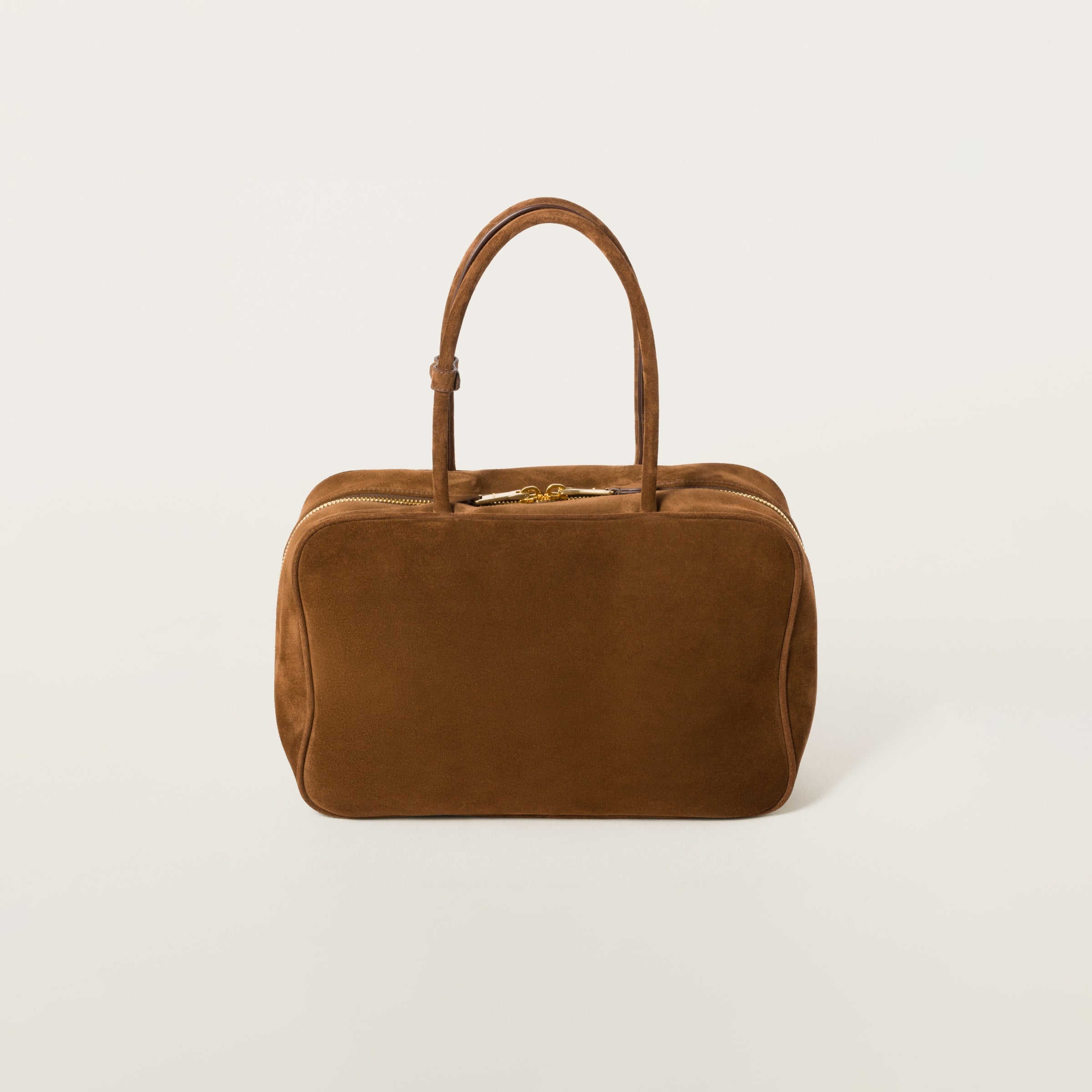 MiuMiu Suede Beau bag Cocoa Brown - Bagistaofficial