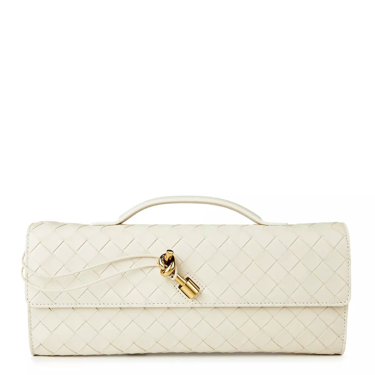 Bottega Veneta Andiamo long clutch "White" - Bagistaofficial