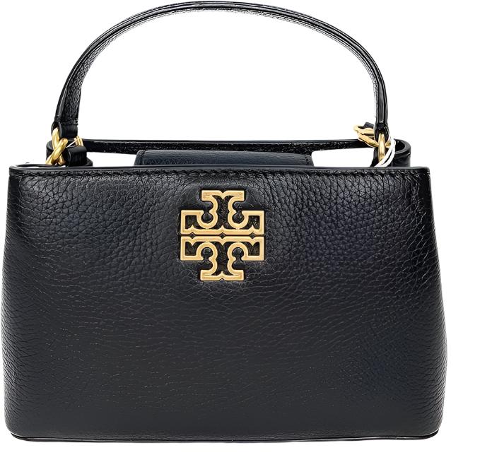 Tory Burch Britten Micro Satchel "Black" - Bagistaofficial