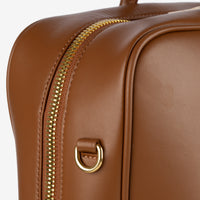 MiuMiu  Leather Beau Bag Cognac - Bagistaofficial