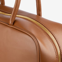 MiuMiu  Leather Beau Bag Cognac - Bagistaofficial