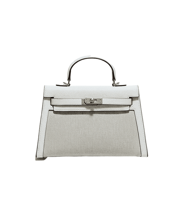 Hermes Kelly Canvas 19 Swift Black