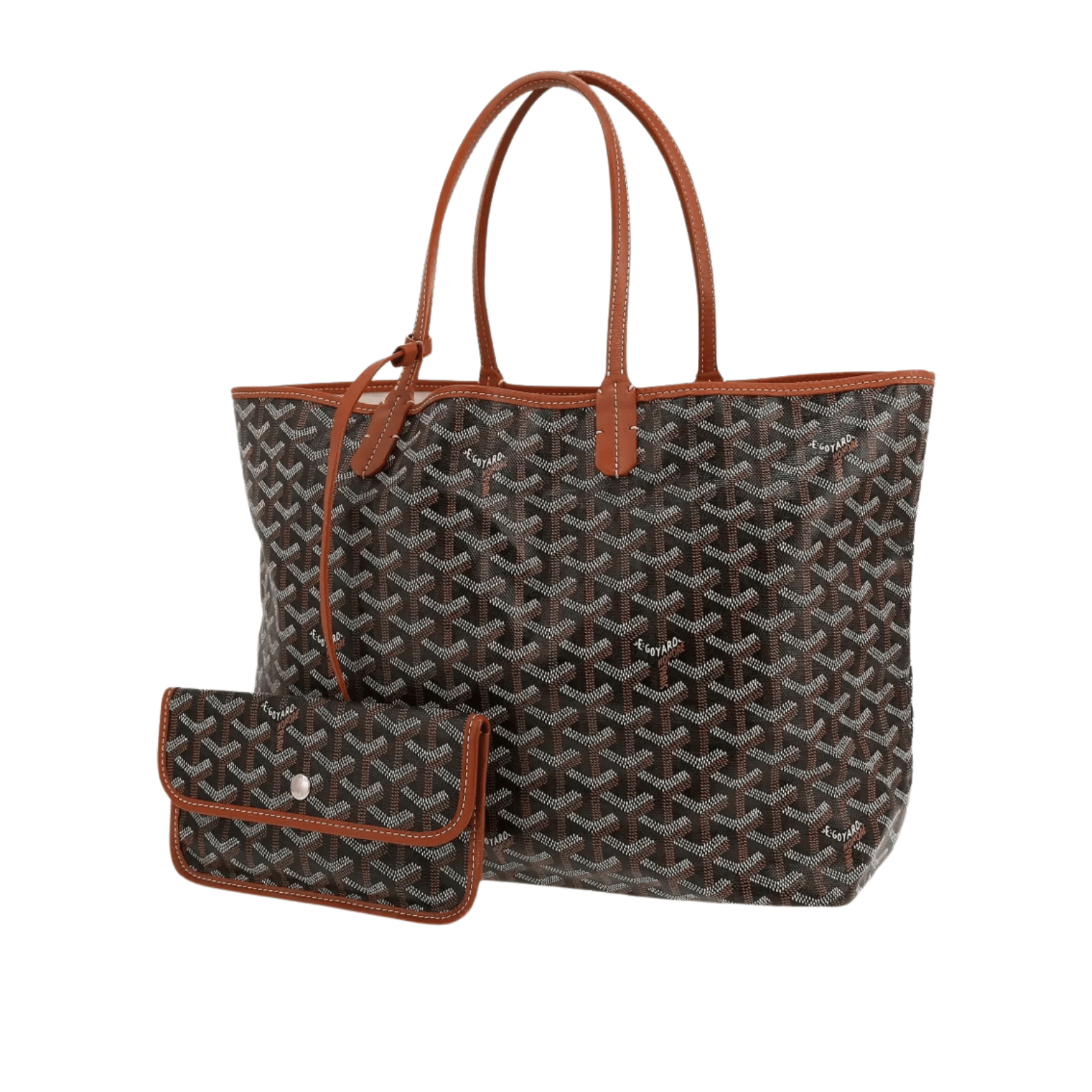 Goyard Pm Bag Black Tan