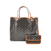 Goyard Pm Bag Black Tan