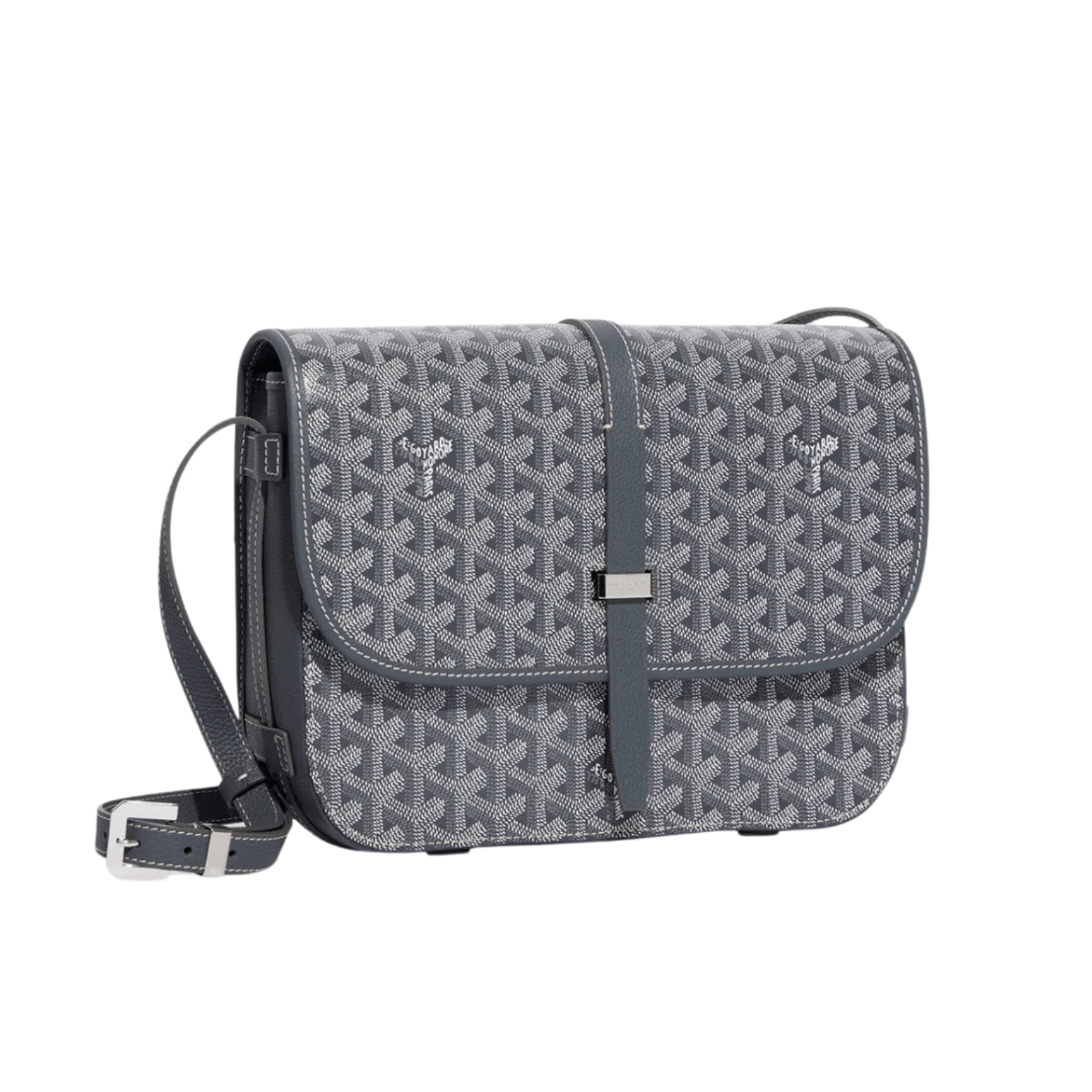 Goyard Belvedere Mm Bag Grey