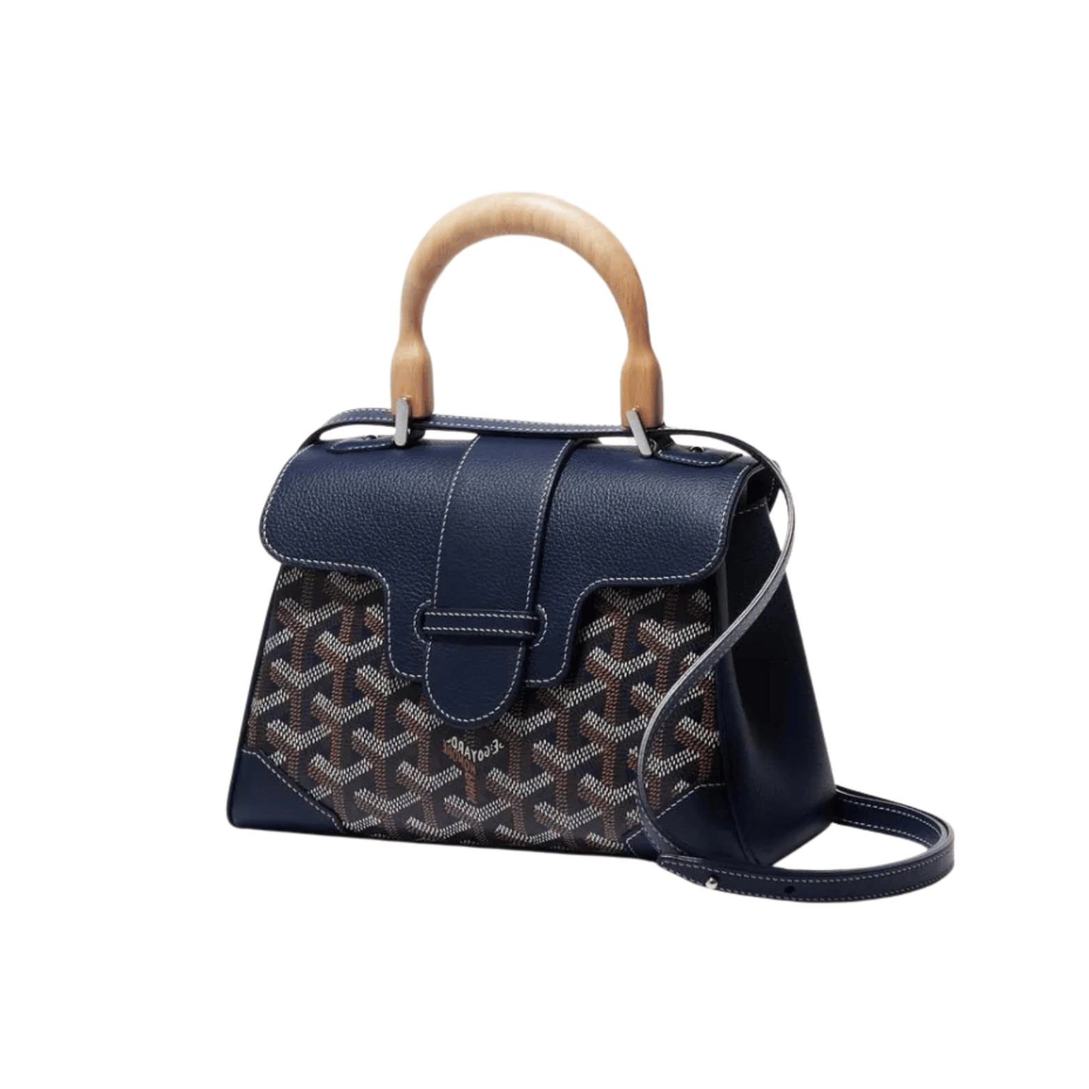 Goyard Saïgon Souple Mini Bag Navy Blue