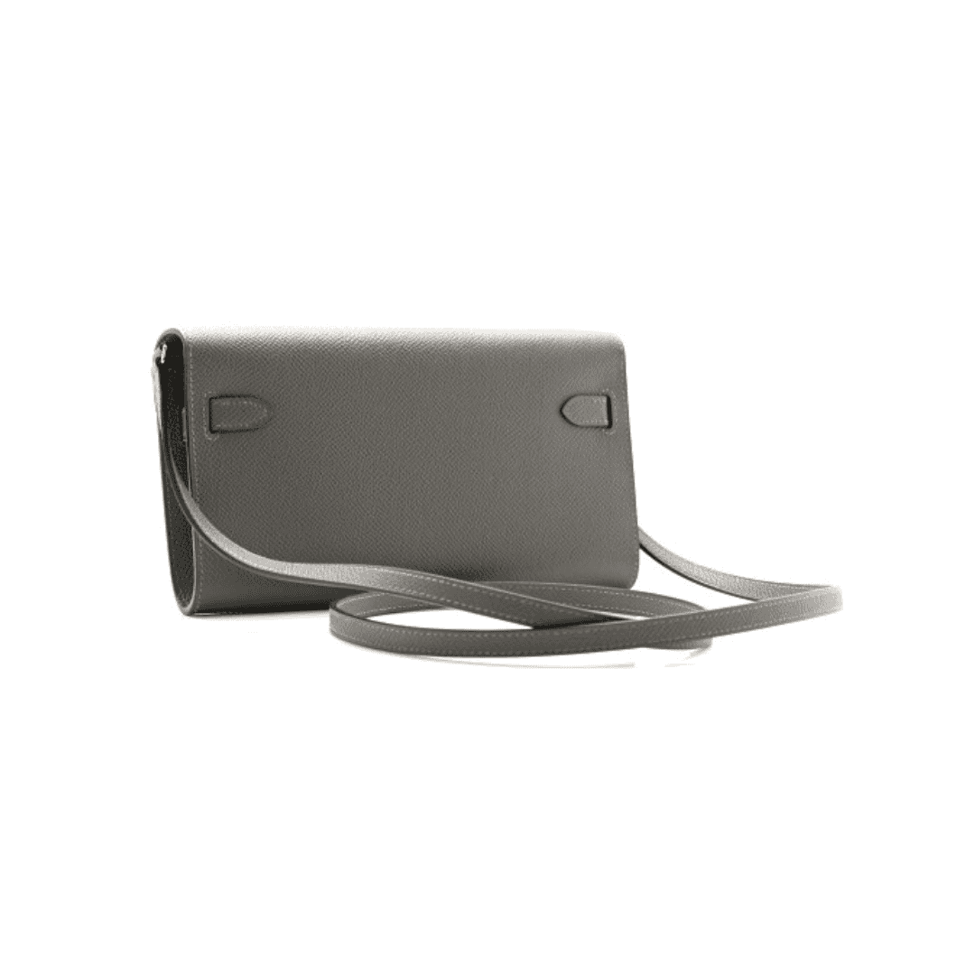 Hermes  Epsom Kelly To Go Wallet Gris Meyer