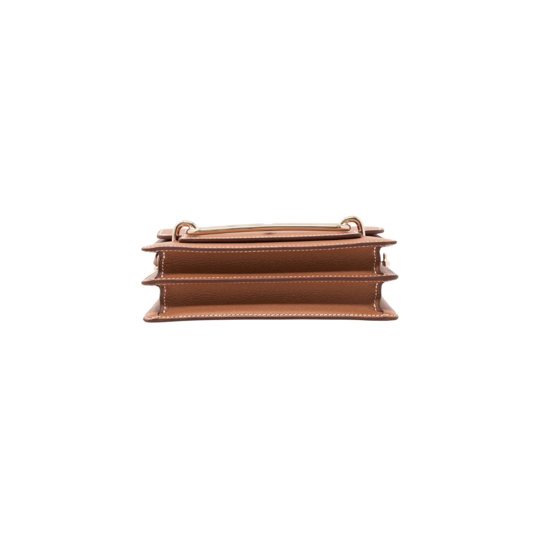 Hermes  Evercolor Mini Sac Roulis Brown