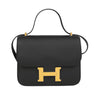 Hermès Constance Mini 18 Bag In Black Epsom Leather With Gold Hardware