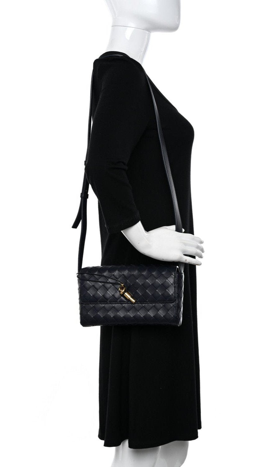 Bottega Veneta Mini Andiamo Crossbody Bag "Black" - Bagistaofficial