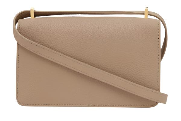 BURBERRY Mini Leather TB Cross-Body Bag "Beige" - Bagistaofficial