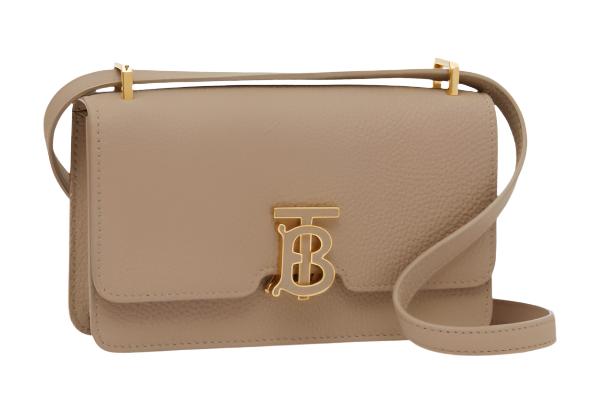 BURBERRY Mini Leather TB Cross-Body Bag "Beige" - Bagistaofficial