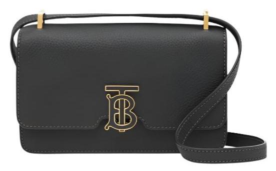 BURBERRY Mini Leather TB Cross-Body Bag "Black" - Bagistaofficial