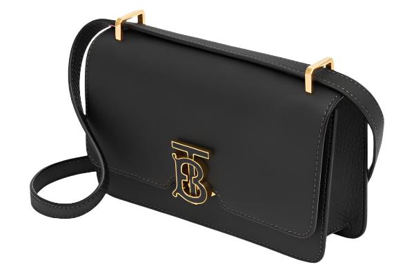 BURBERRY Mini Leather TB Cross-Body Bag "Black" - Bagistaofficial